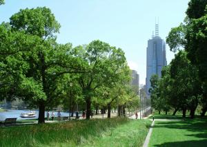 Enjoying Birrarung Marr