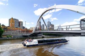 Melb River Cruises under Evan Walker Bridge