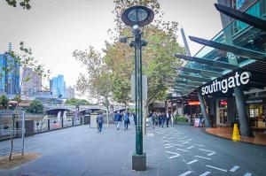 Southgate Promenade with Southgate sign
