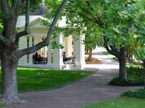 Temple in Queen Vic Gardens