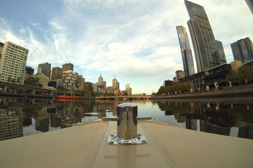 Cruising the Lower Yarra River