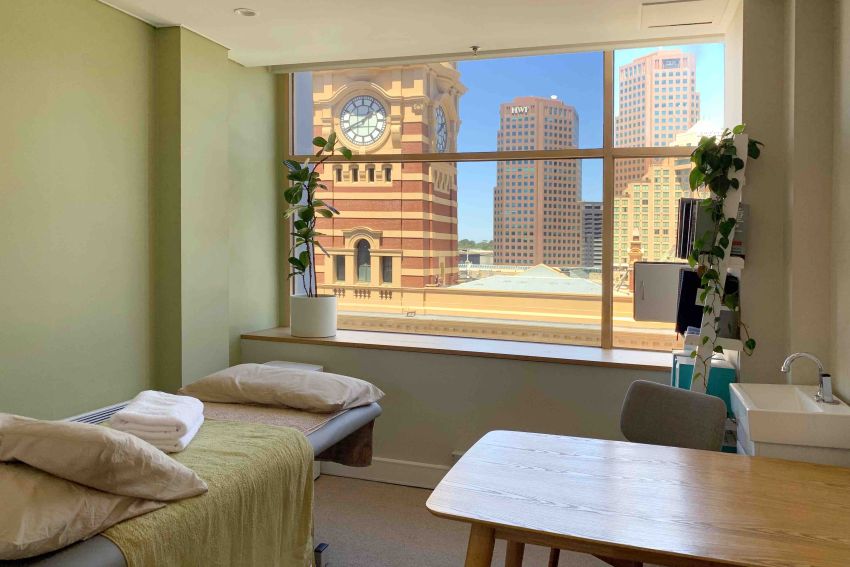 Interior of treatment room, Ping Ming Health