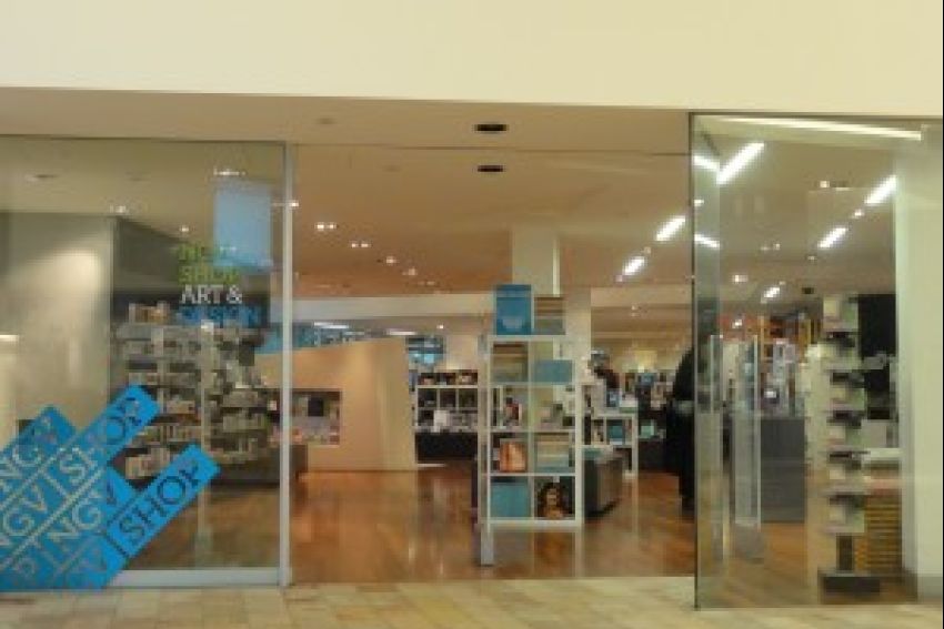 Entrance to NGV shop, Fed Square