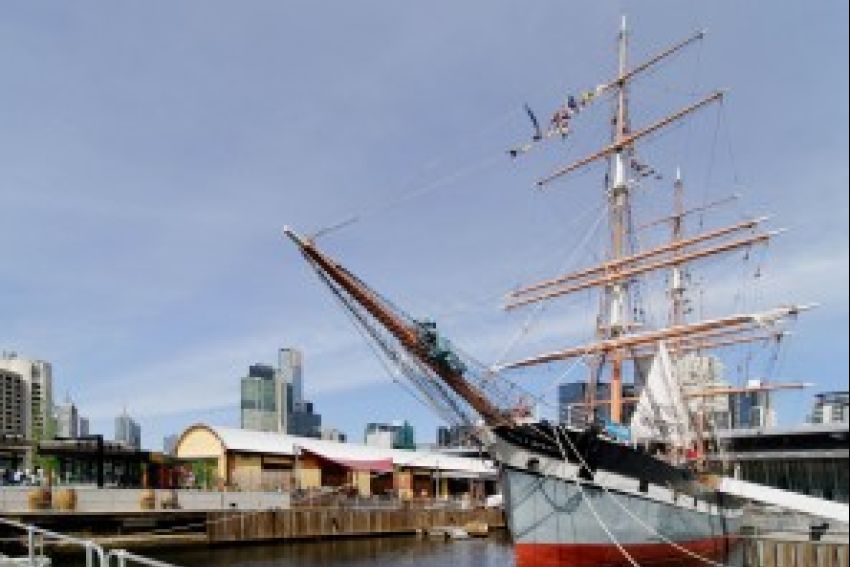 Tall Ship Polly Woodside, South Wharf