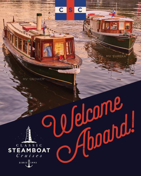 Welcome aboard Classic Cruises, Yarra River