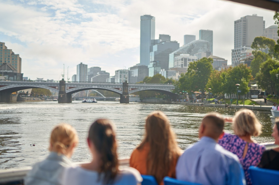 Large, spacious vessels in the Melbourne River Cruises fleet