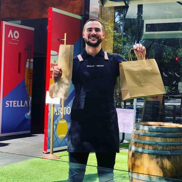 Take-away options at Southbank's Belgian Beer Cafe