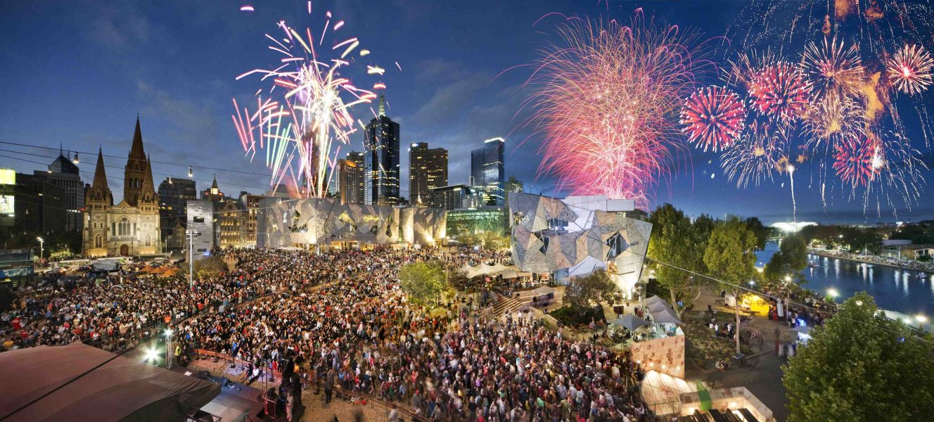 A Melbourne cultural landmark, Federation Square