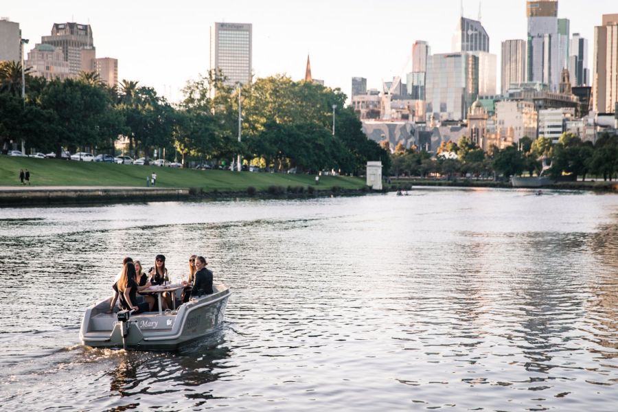 The tranquil waters of Melbourne aboard GoBoat