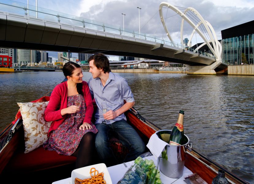 Romantic interlude aboard Venice on the Yarra