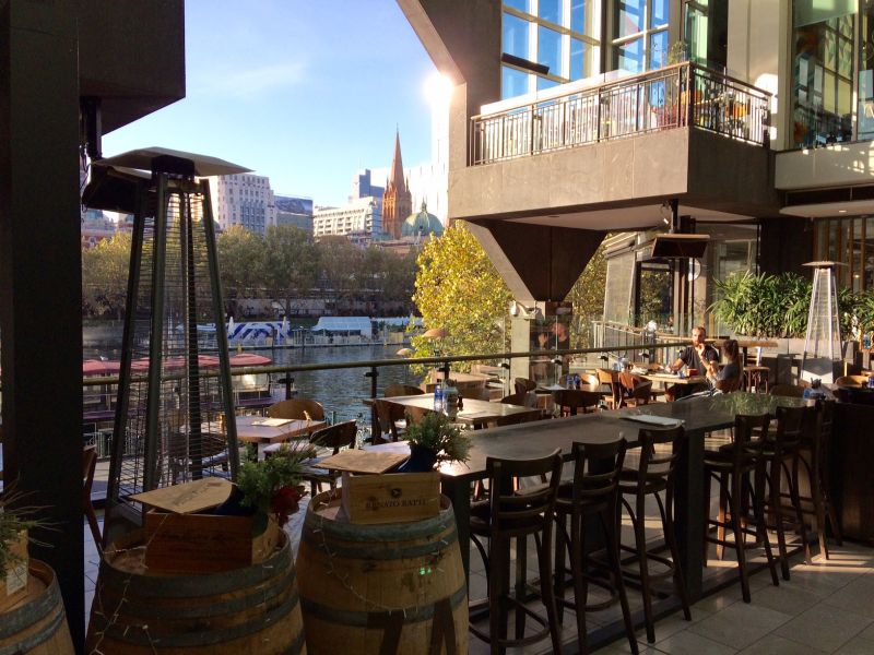 View to Melbourne CBD from inside Southgate