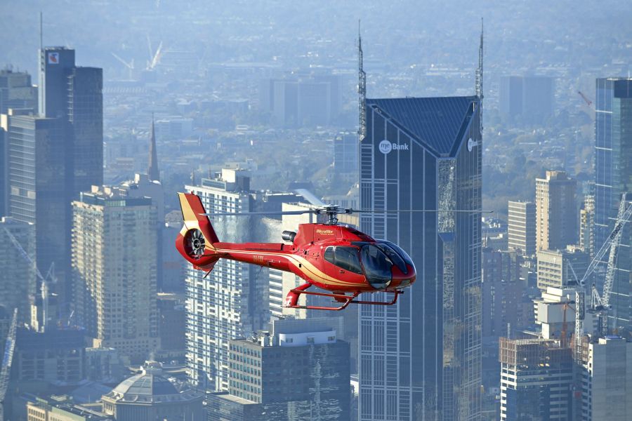 Flying over Melbourne with Microflite