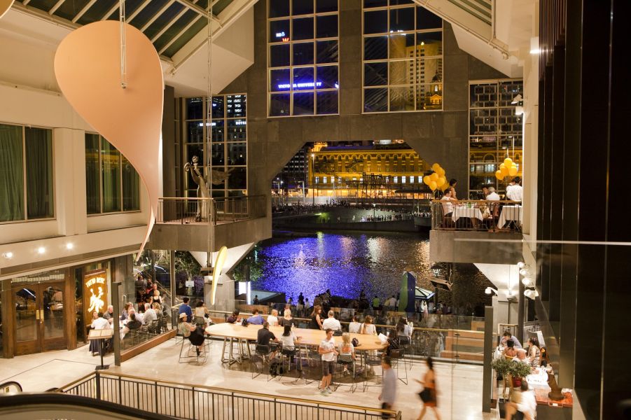 Interior of Southgate Shopping and Dining complex