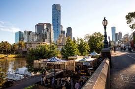 View over Pilgrim Bar, Federation Wharf, Melbourne